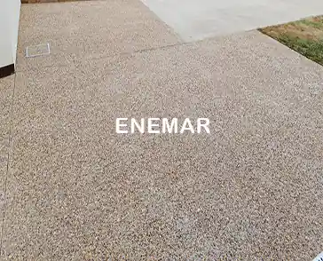Instalación de hormigón desactivado
